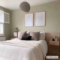 Beige Green paint called And Breathe by COAT Paints the eco friendly paint company
