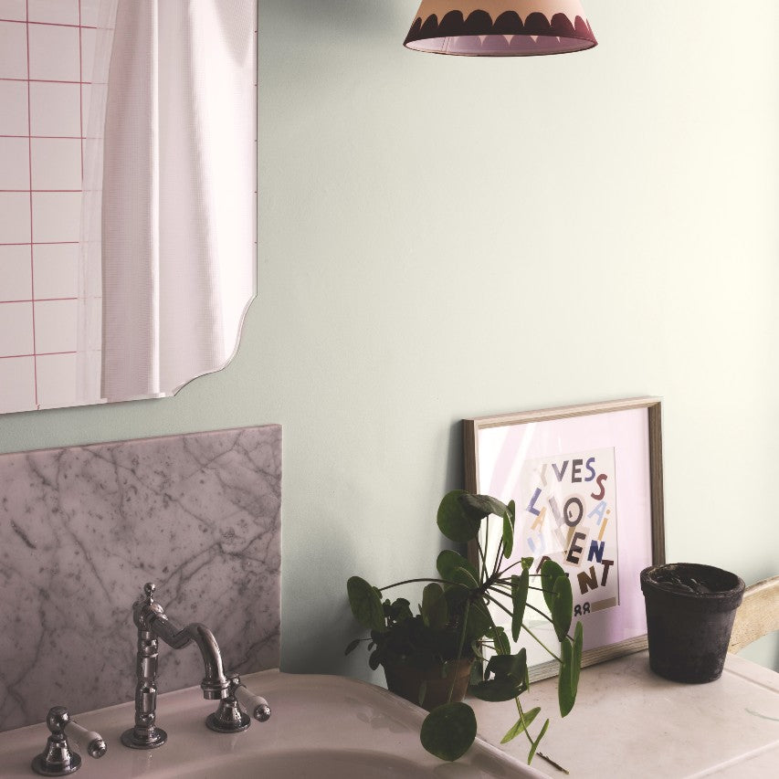 Light Green Beige paint called Bookstore by COAT Paints the eco friendly paint company