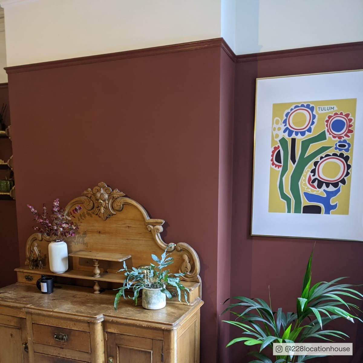 Industrial Red paint called The Old Corset Factory by COAT Paints the eco friendly paint company