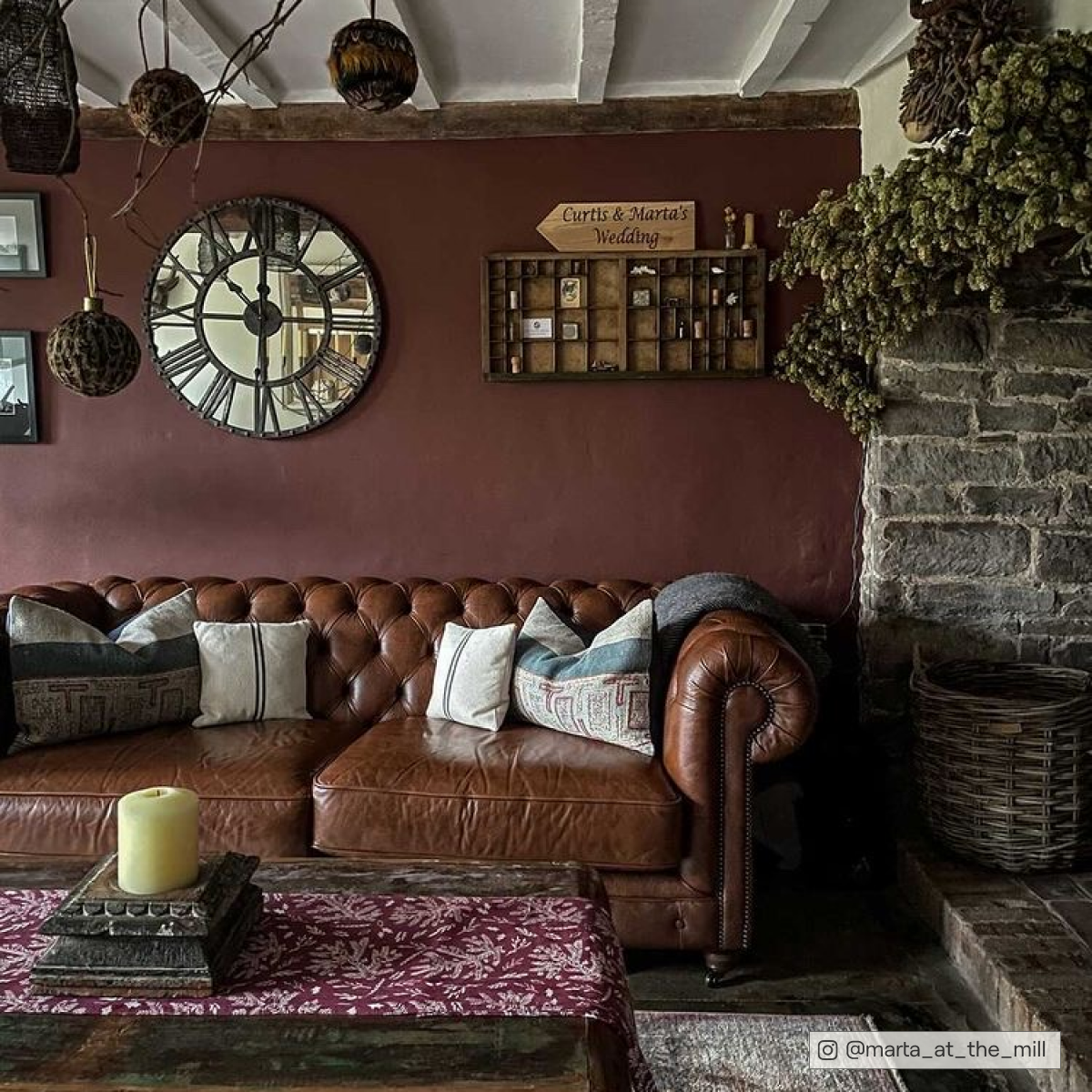 Industrial Red paint called The Old Corset Factory by COAT Paints the eco friendly paint company