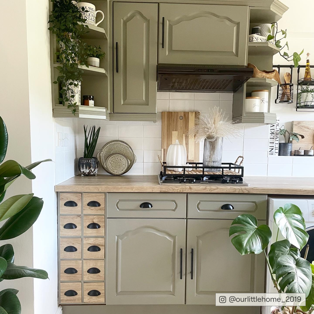 Deep Grey Green paint called Darlington by COAT Paints the eco friendly paint company