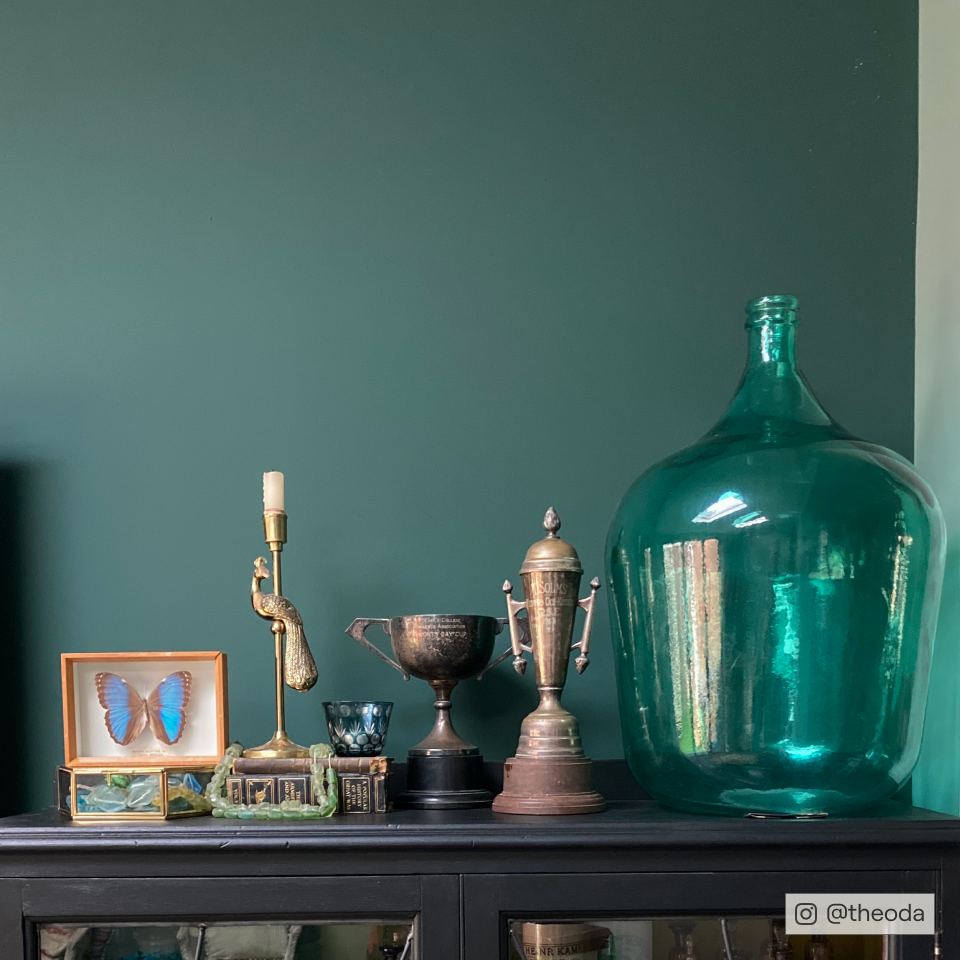 Timeless Dark Green paint called Ditch the Tie by COAT Paints the eco friendly paint company