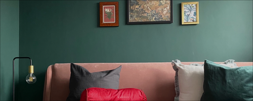 Timeless Dark Green Sample Sample called Ditch the Tie Sample by COAT Paints the eco friendly paint company